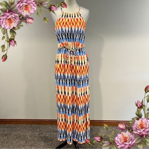 Athleta Sunset Halter Maxi Dress size small - Picture 1 of 15
